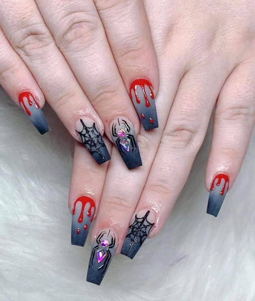 Halloween nails design