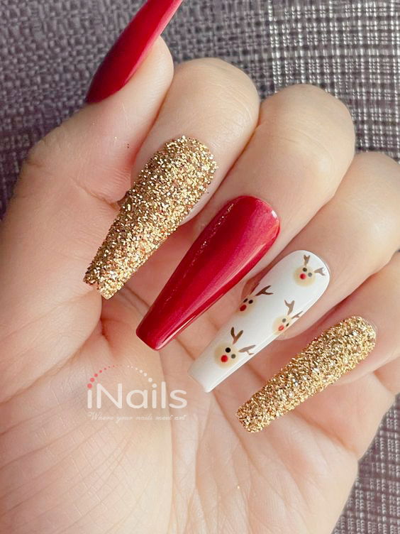 Christmas Nail art by iNails