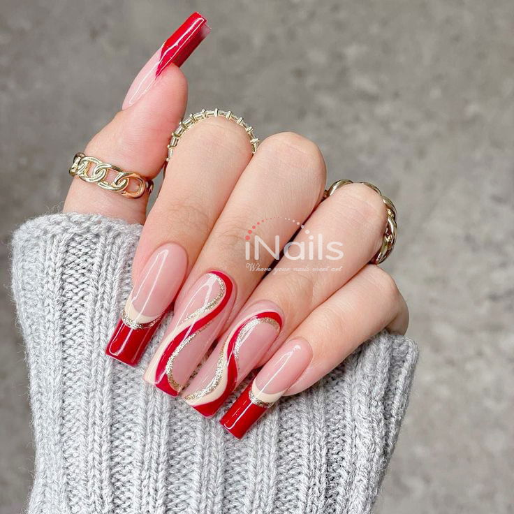 Christmas Nail art by iNails