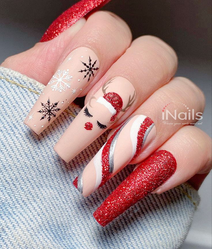 Christmas Nail art by iNails