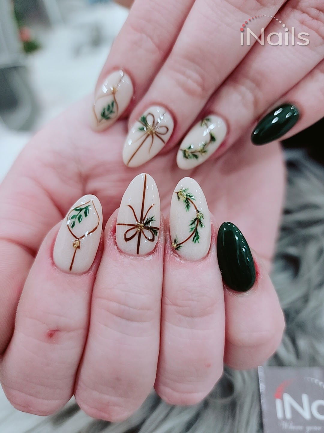 Christmas Nail art by iNails