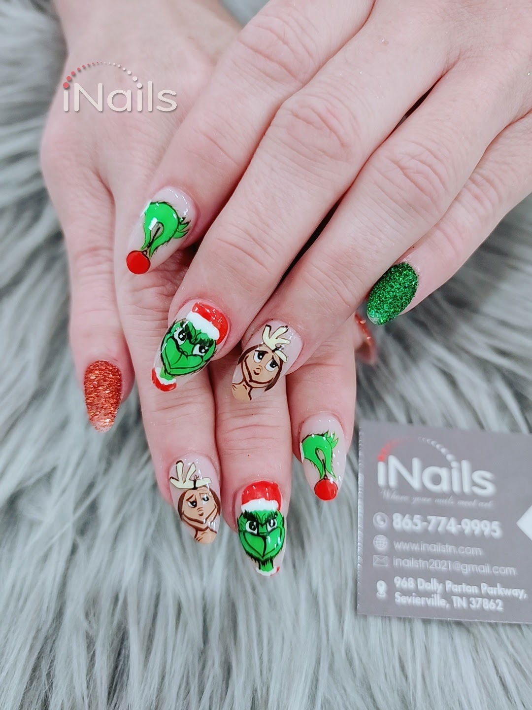 Christmas Nail art by iNails