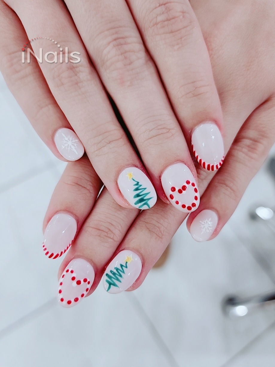 Christmas Nail art by iNails