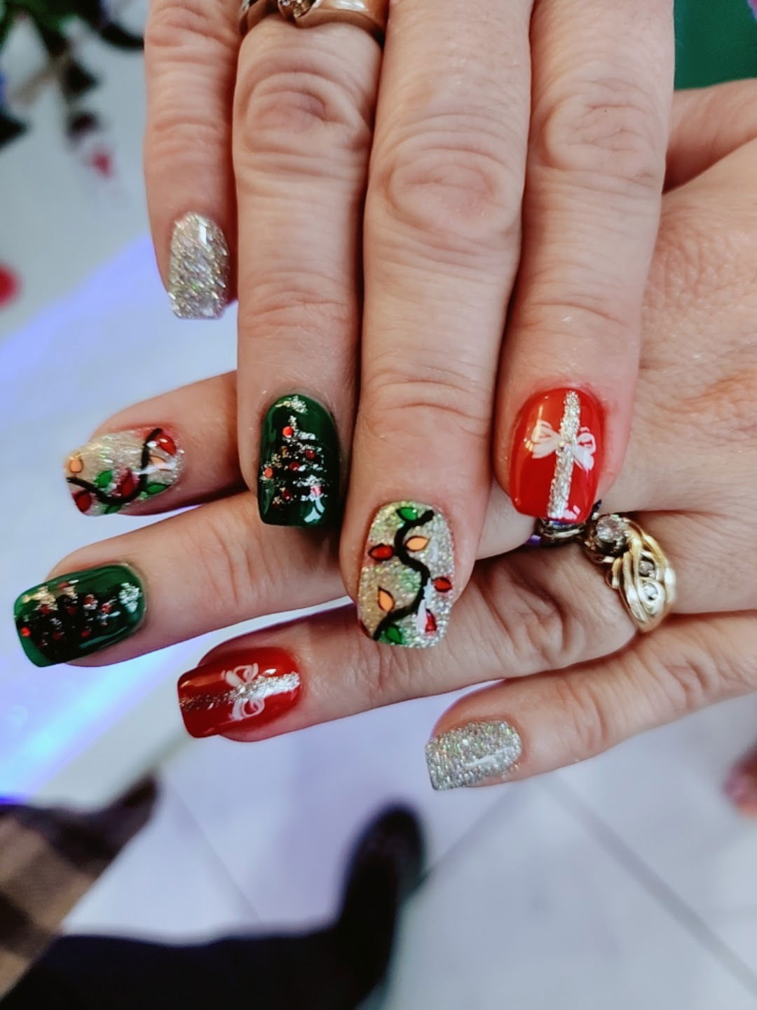 Christmas Nail art by iNails