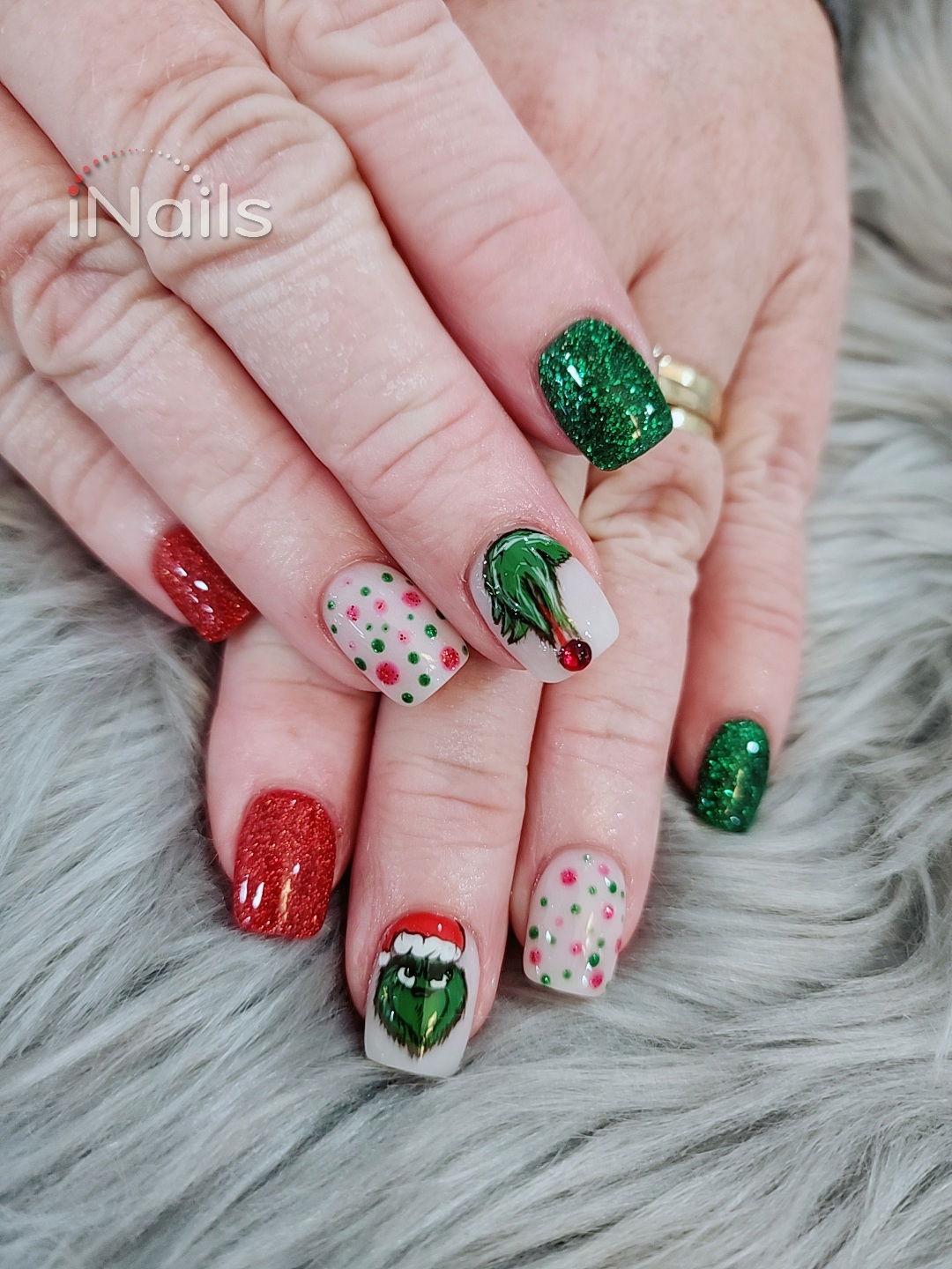 Christmas Nail art by iNails