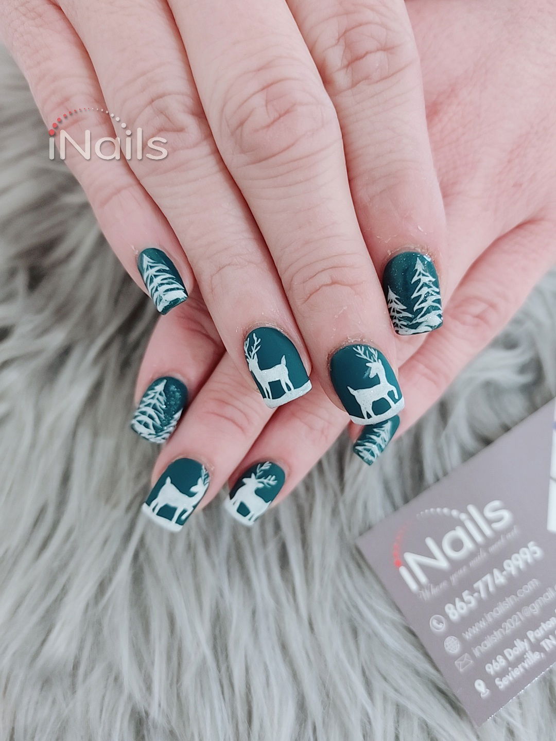 Christmas Nail art by iNails