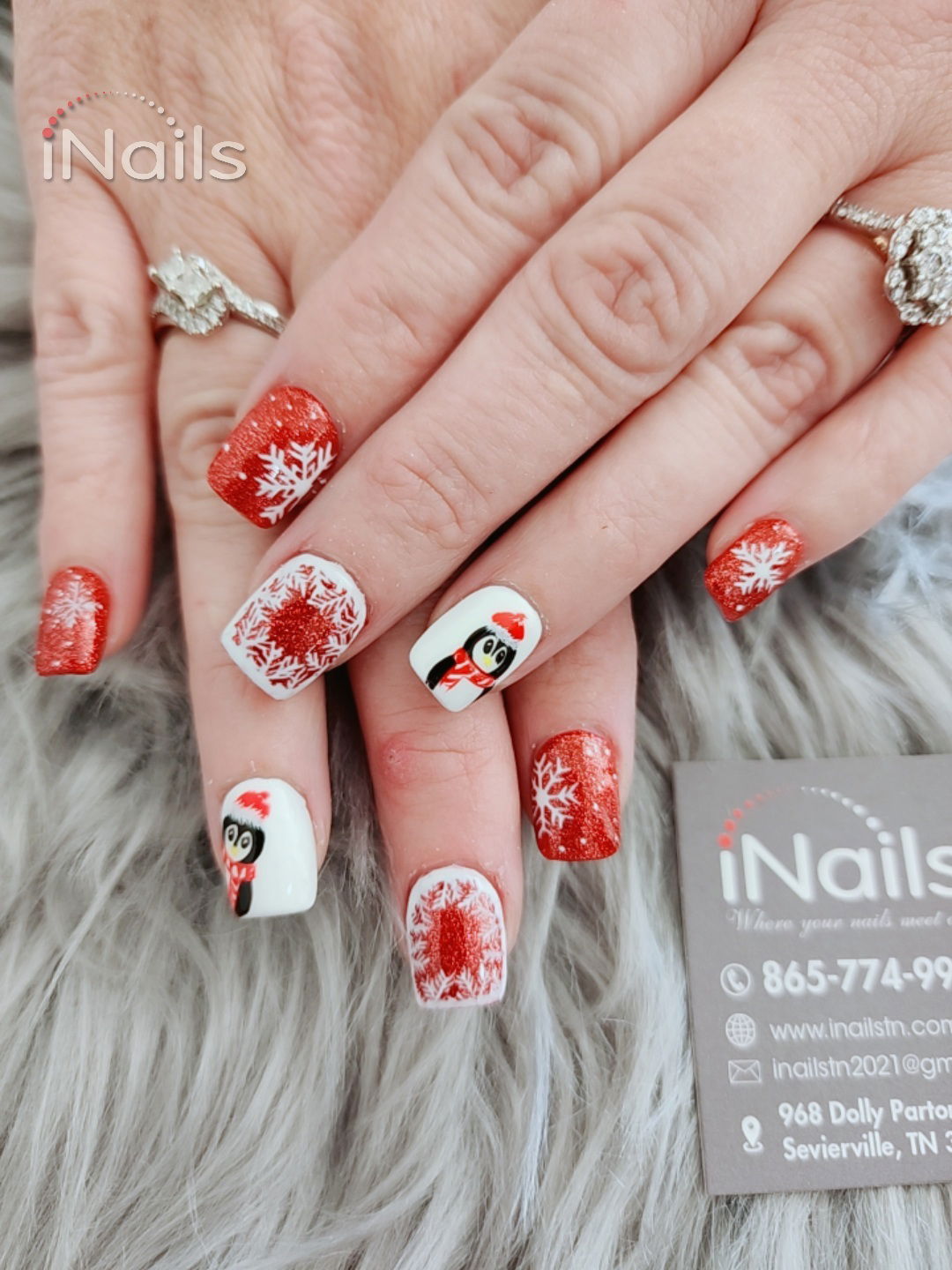 Christmas Nail art by iNails