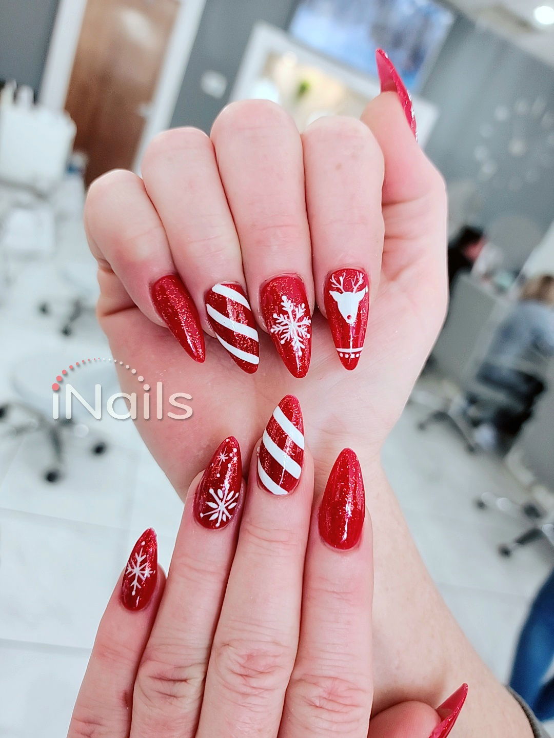 Christmas Nail art by iNails