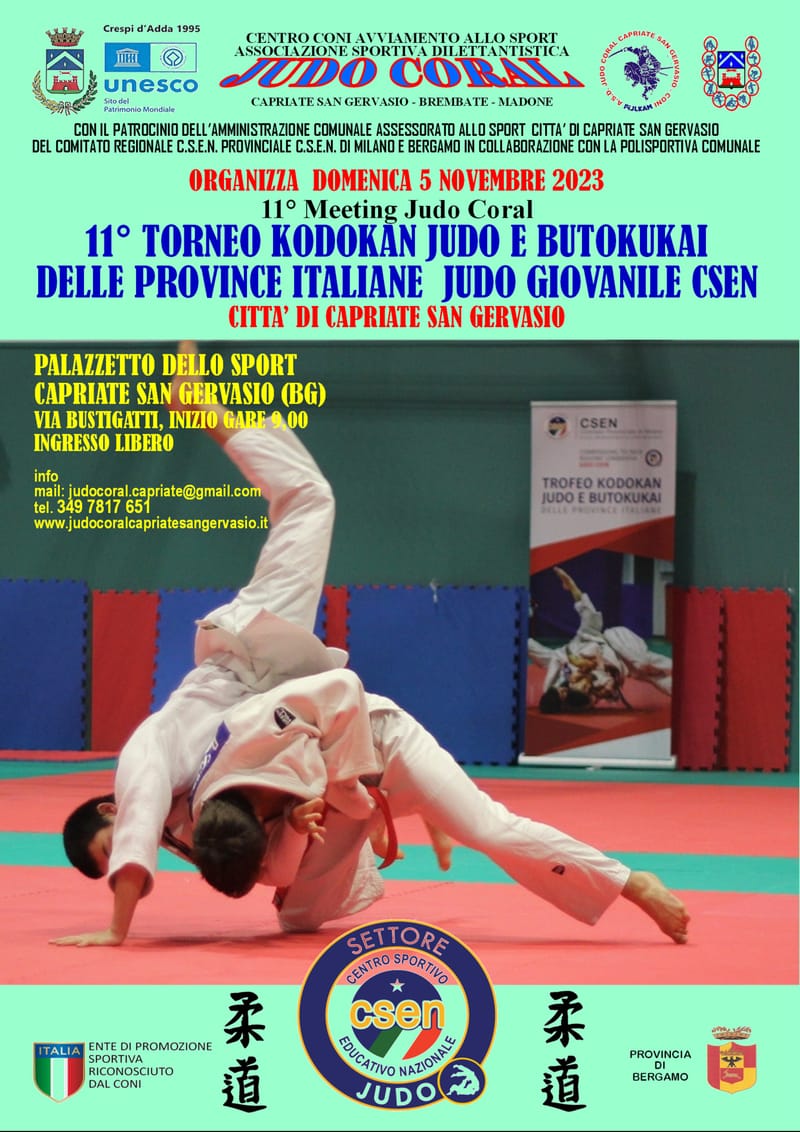 IL TORNEO JUDO CORAL