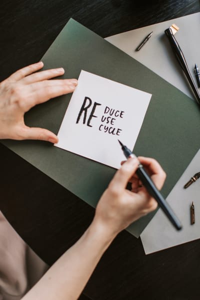 חמישה עקרונות מנחים לחיים אקולוגיים- חמשת הR's