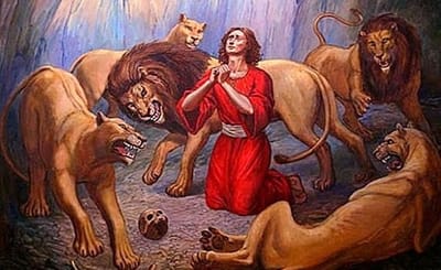 النبي دانيال وهو الرابع بين الأنبياء الكبار