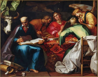 الإنجيليّين الأربعة: متّى ومرقس ولوقا ويوحنّا