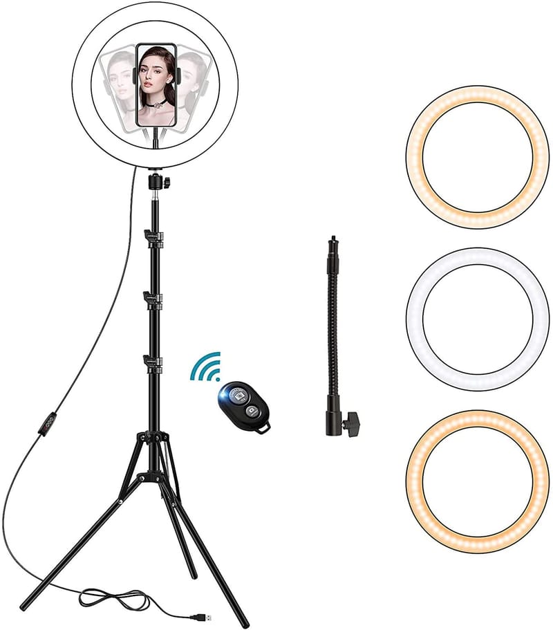 Ring Light with Height Adjustable Tripod Stand - Best buy