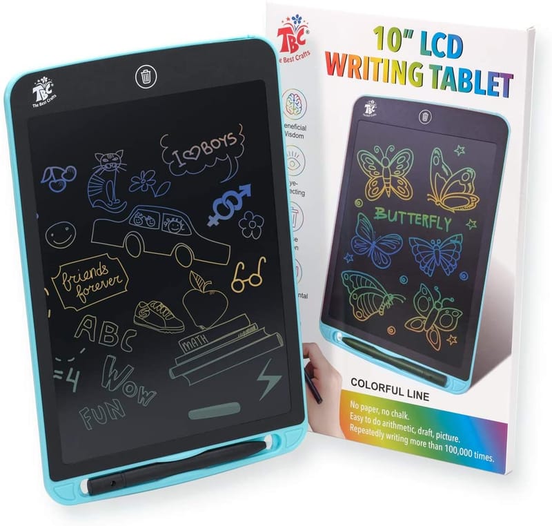 Portable, Drawing Writing Tablet Pad for Crafts -  LCD Writing Tablet, Colorful Screen Doodle, Portable, Drawing - Gift for Kids Adult