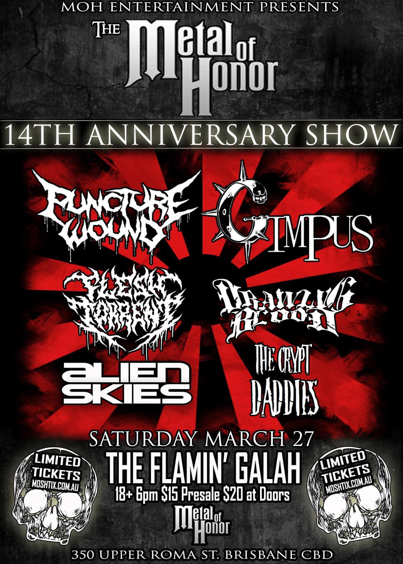 Metal of Honour 14th Anniversary Show