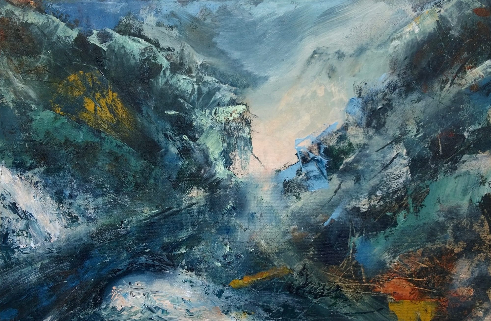 Storm in the quarry