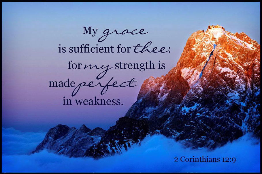 Thought for 2nd January 2022 at 11:00 “My grace is sufficient for you" 2 Corinthians 12: 6 - 10