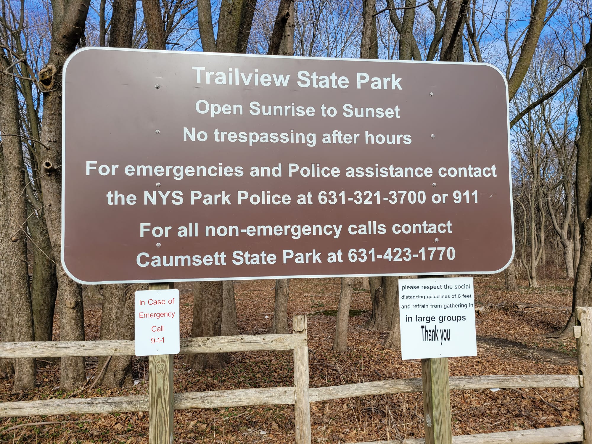 Trail View State Park (Woodbury, NY)