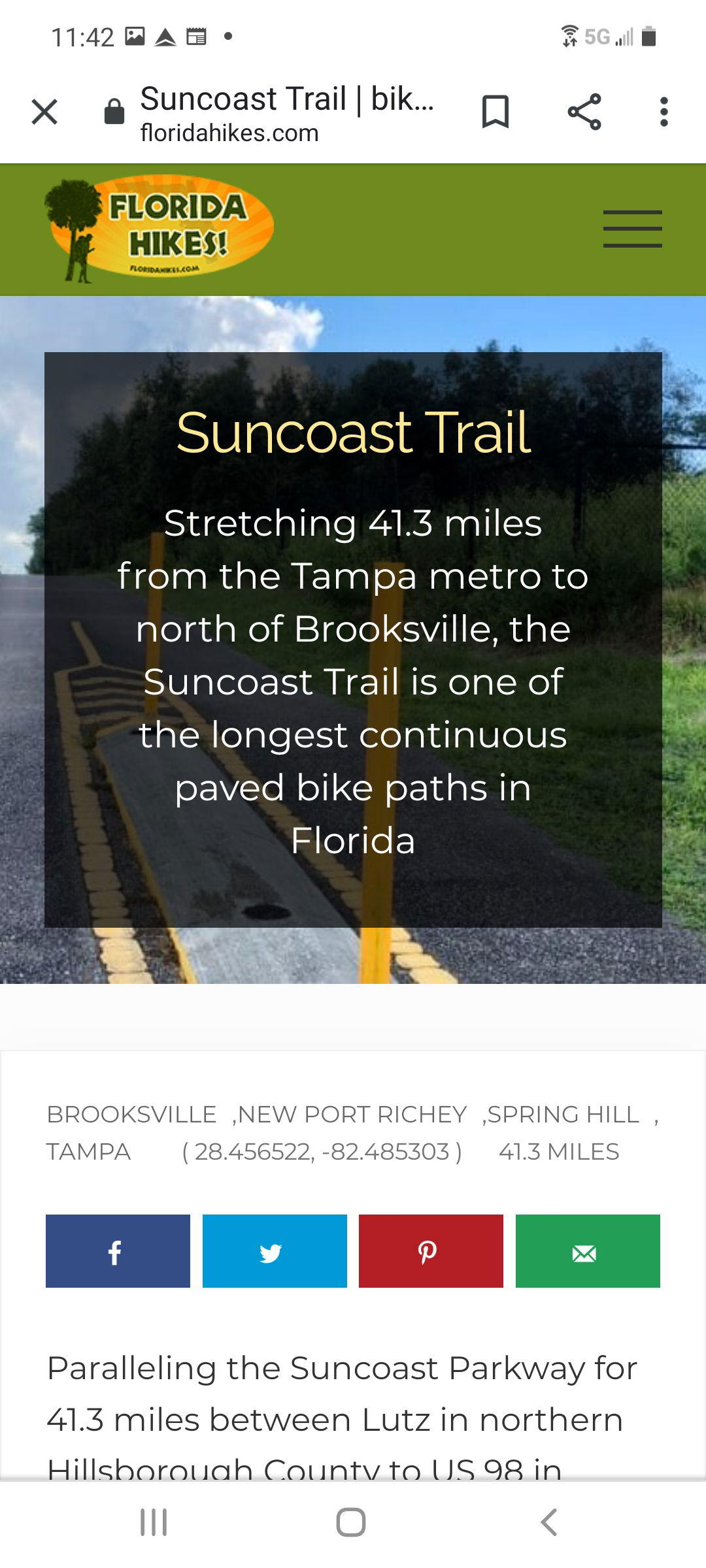 Suncoast Trail (Spring Hill, Florida)