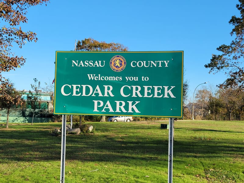 Cedar Creek Park Bike Trail to Tobay Beach (Seaford, NY)