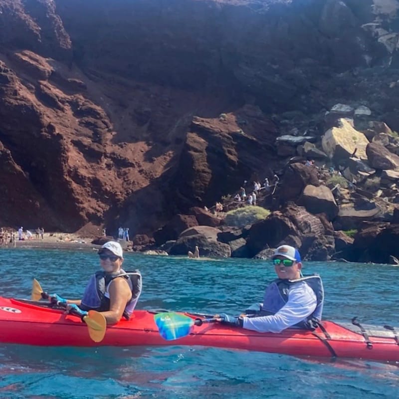 Sea Kayaking in Santorini, Greece