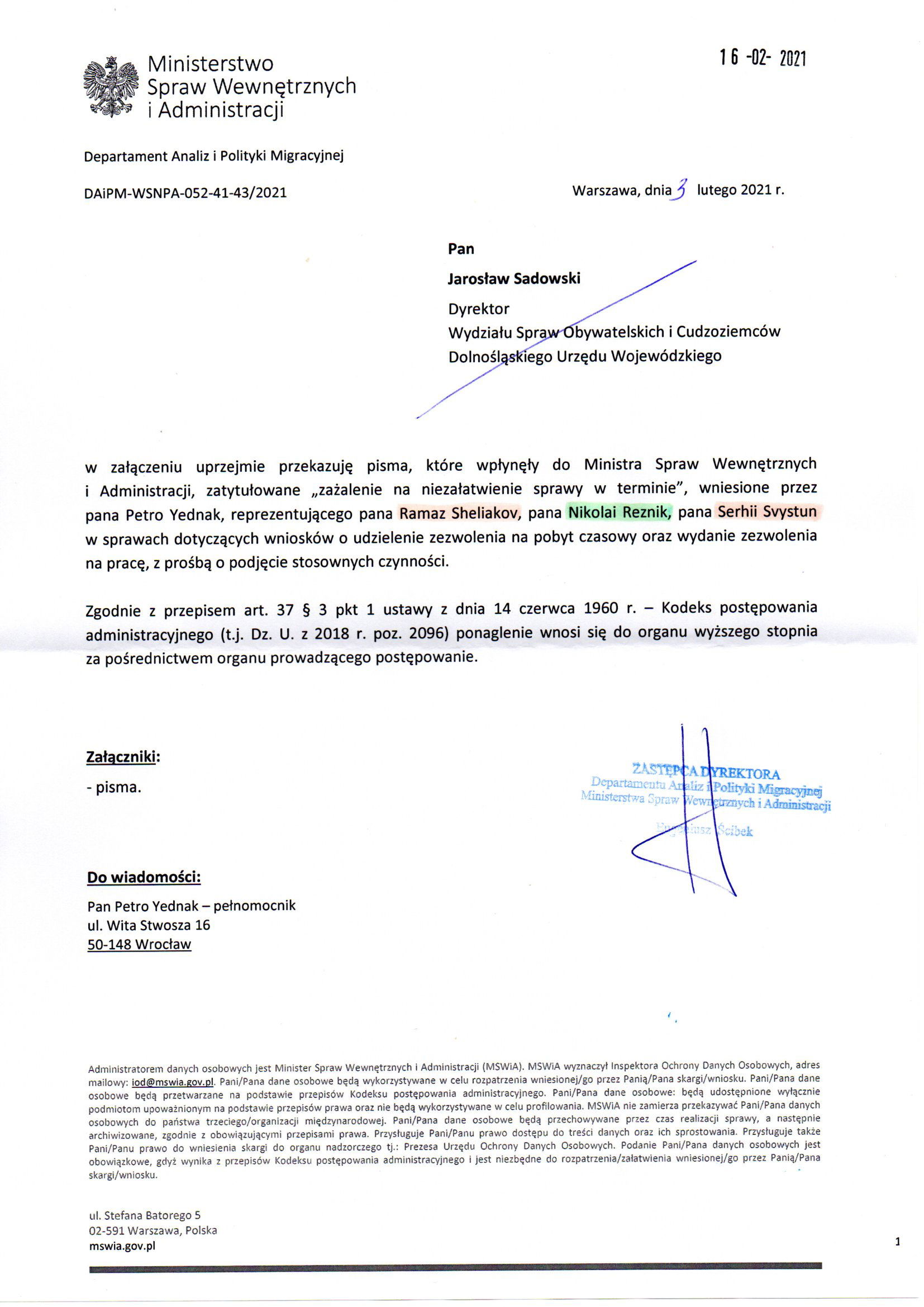 Departament Analiz i Polityki Migracyjnej