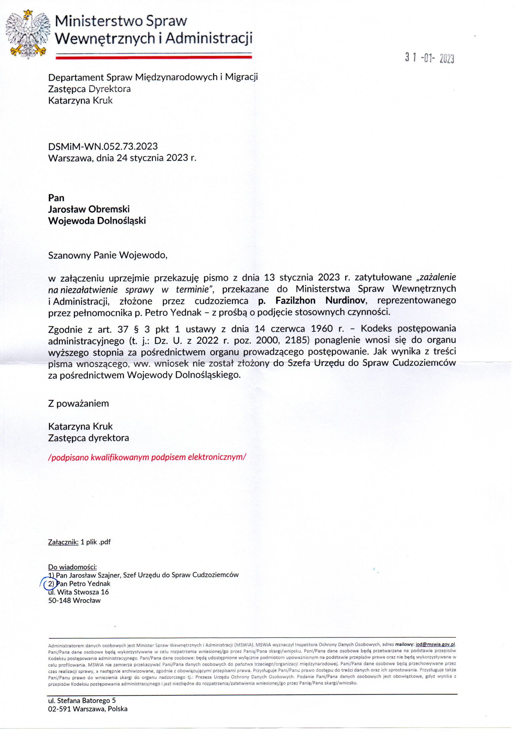 Departament Analiz i Polityki Migracyjnej