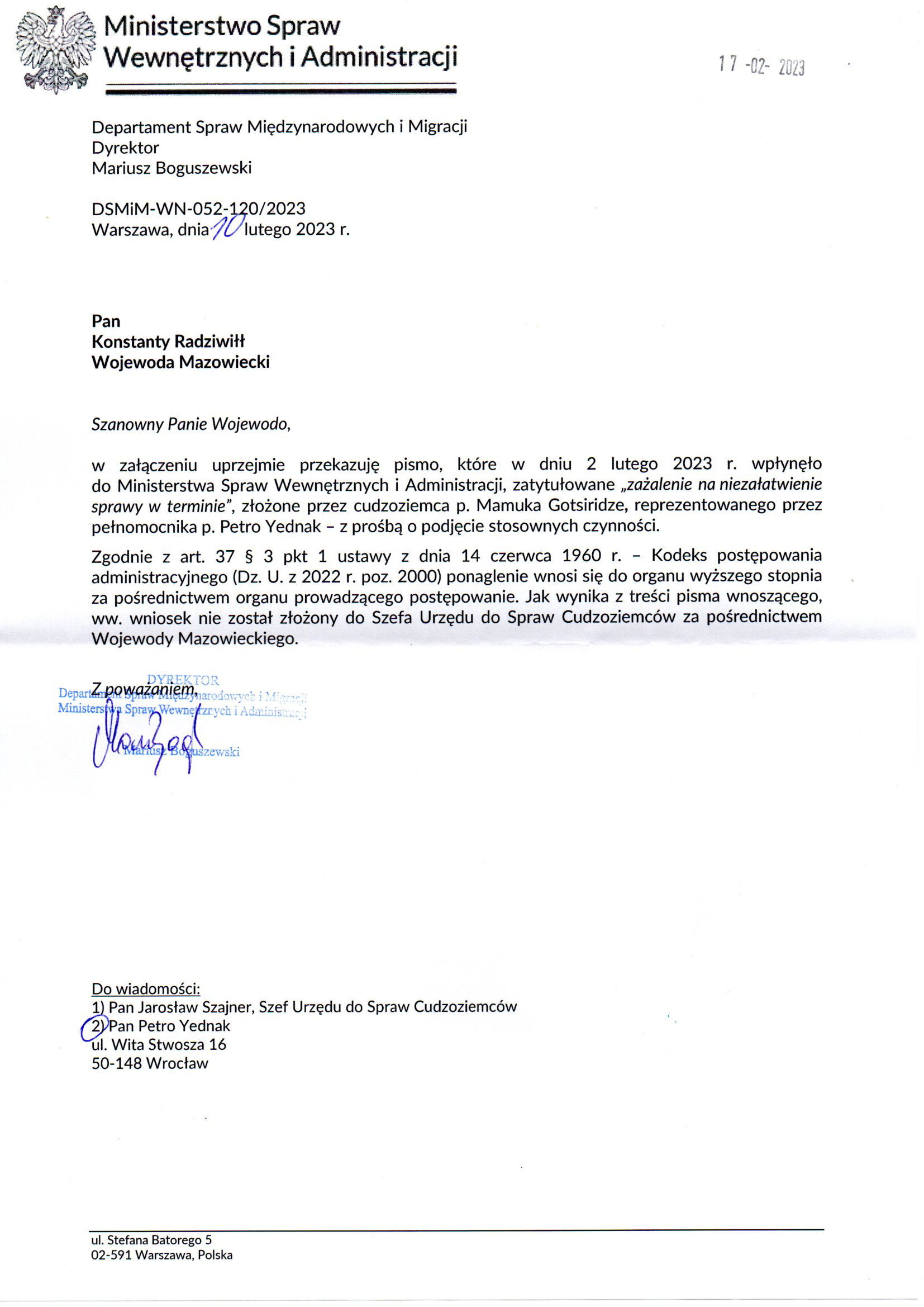 Departament Analiz i Polityki Migracyjnej