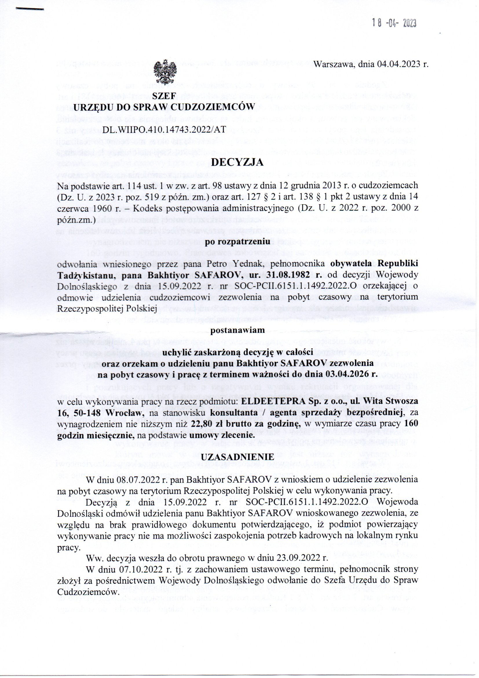 Urząd do Spraw Cudzoziemców