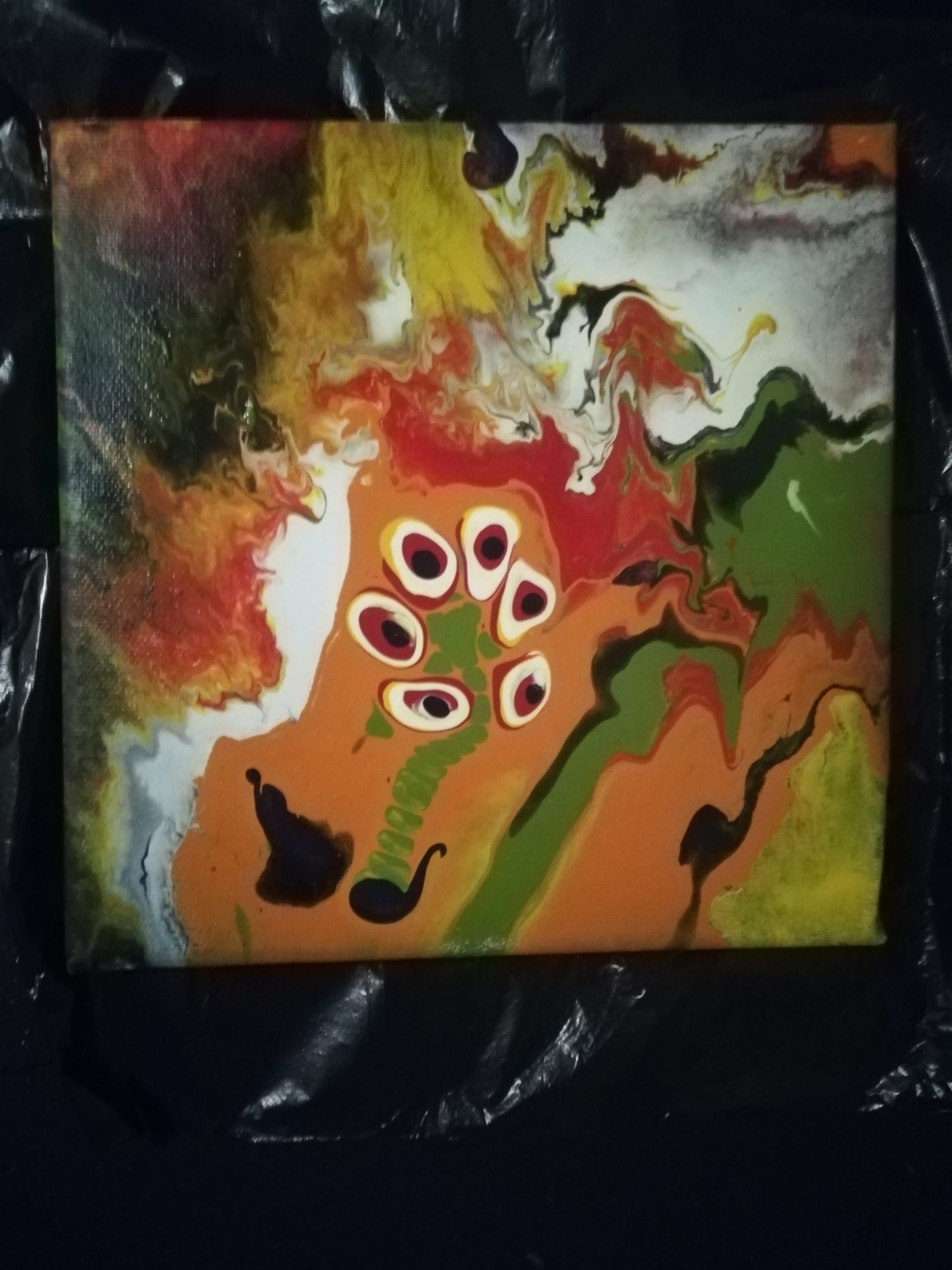 Plaing colours /Pouring technique