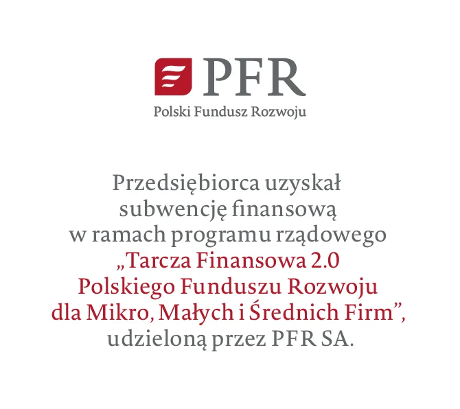 PFR - UZYSKANEGO WSPRACIA