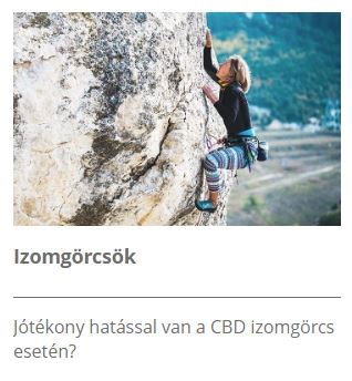 CBD SPORTOLÓKNAK, AVAGY A TERMÉSZETES MEGOLDÁS FÁJDALOMCSILLAPÍTÓ HELYETT