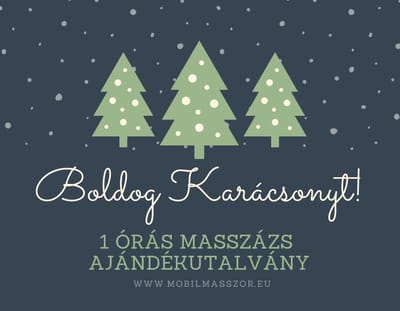 Masszázs ajándékutalvány