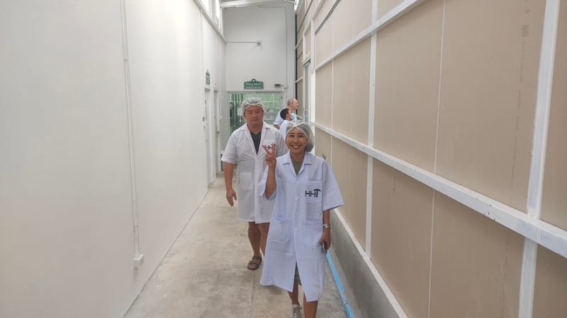 เยี่ยมชมฟาร์มจากนักท่องเที่ยวชาวไต้หวัน