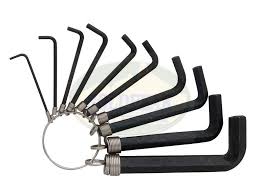 10 pcs Hex key wrench set