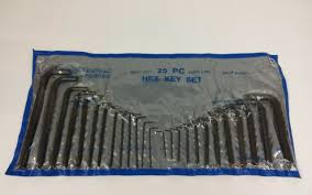 25pcs Hex key wrench set