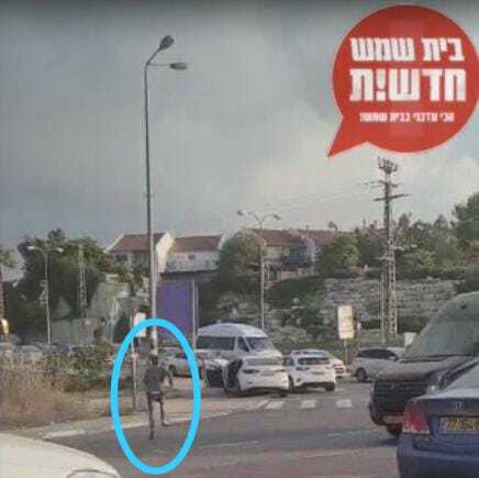 הרכב נדחף לצד והסתערו עליו