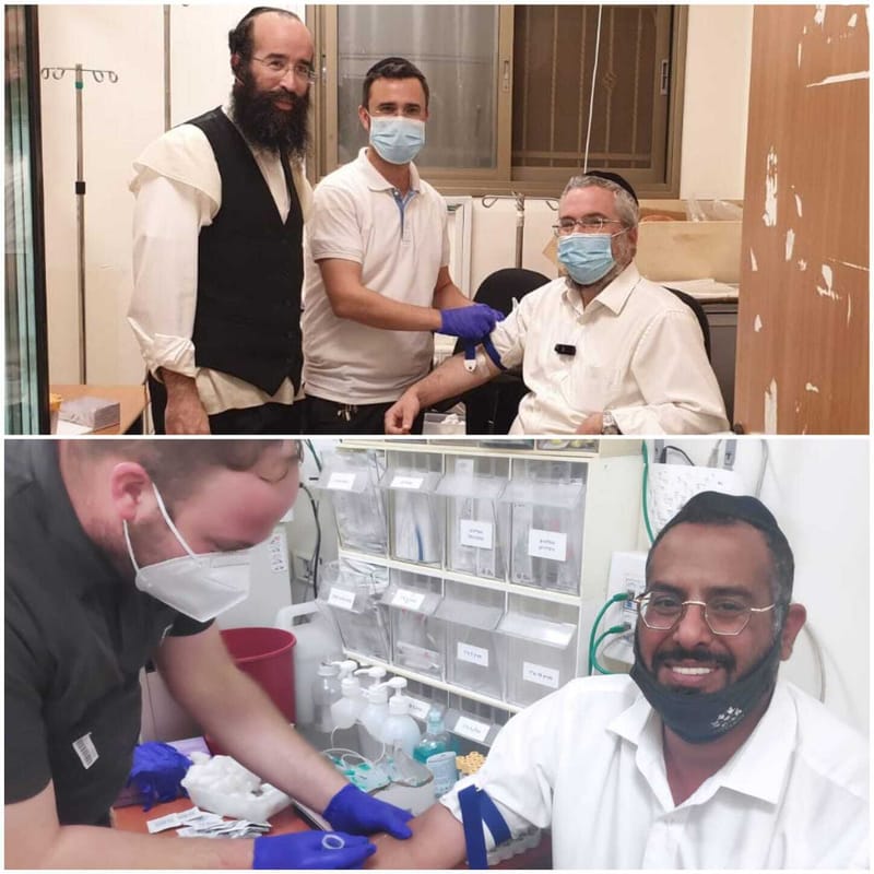 התושבים נהרו לבדיקה סרולוגית