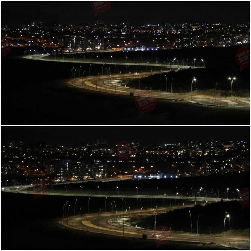 מרהיב: נהר הדן מואר וזורח