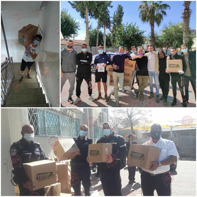 עשרות מתנדבים יצאו להביא את שמחת החג לאזרחים ותיקים