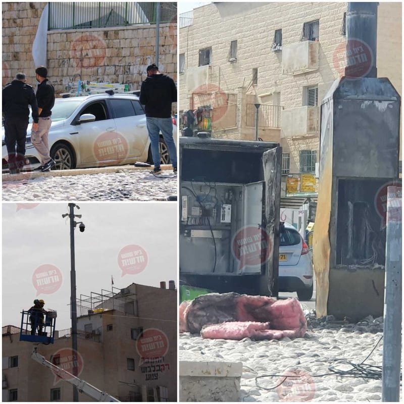 מתקנים את המצלמות; נזק כבד למערכת