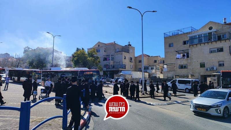 עוצר אימונים ותלונה למח"ש: שוטר מג"ב משך בפאות מפגין בעיר והושעה מפעילות