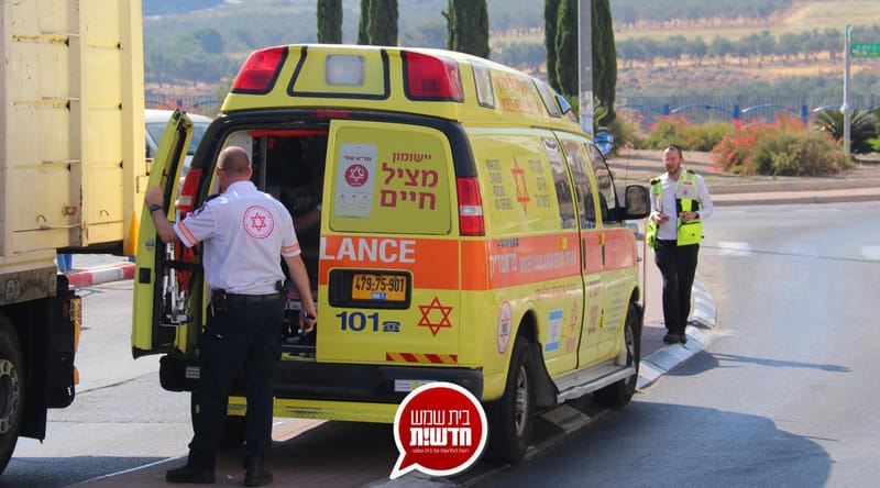 רחוב יצחק רבין: גבר בן 23 התמוטט - מפונה עם דופק ונשימה לאחר פעולות החייאה