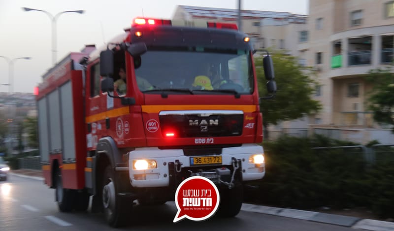 נס במהלך החג בעיר: שמונה בני משפחה ניצלו משריפה שפרצה לפנות בוקר