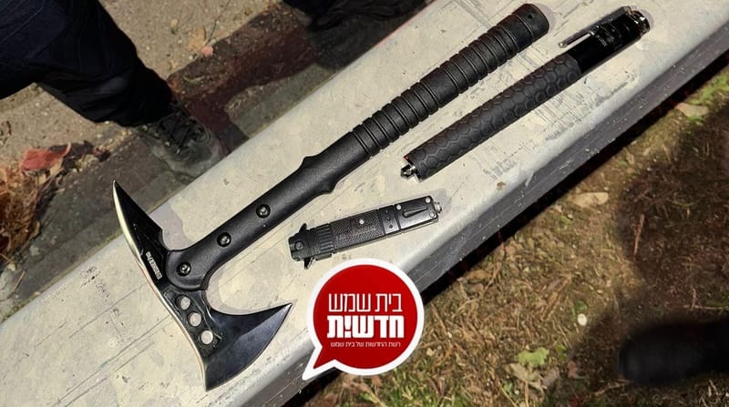 הירי בשדרות הדקל: הוגש כתב אישום נגד החשוד שרדף עם גרזן ונוטרל על ידי שוטר