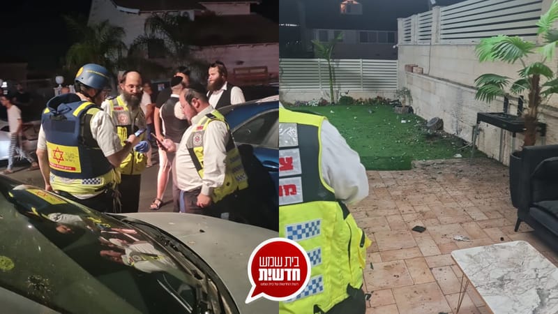 דרמה הלילה בעיר: רימון רסס הושלך לעבר בית ברחוב הארזים - פיצוץ עז הרעיד את האזור