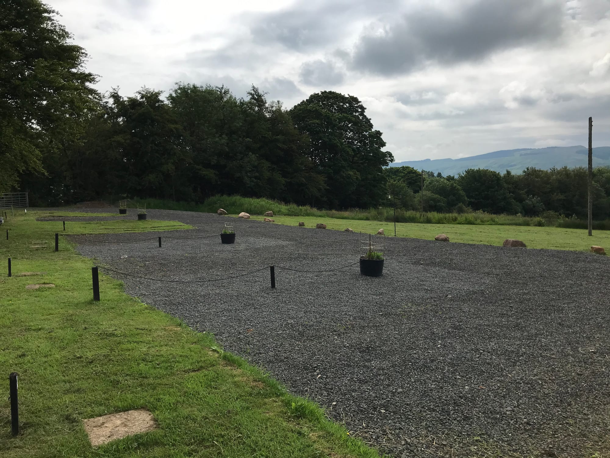 Then the gravel