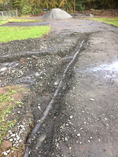 So more drains went in
