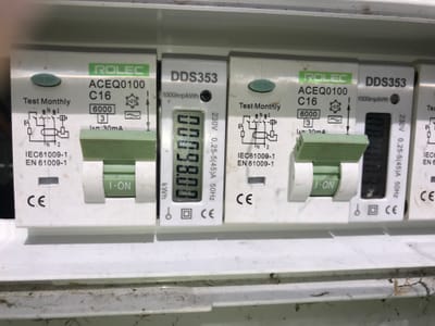 Electrical Hook Ups and Meters go in