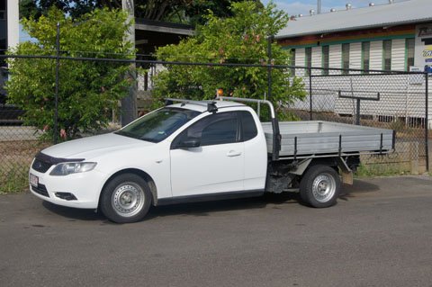 Ute ready to go.